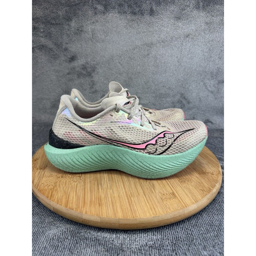 Saucony Endorphin Pro 3 Shoes Womens Size 8.5 White Running Sneakers S10755-25